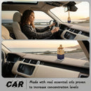 Car Air Fresheners for Men | 10ml Air Freshener | Strong Perfume Hanging Diffuser with Odour Eliminaor Technology | Car Accessories | Car Scents Air Fresheners by Ikeda (Square New Car)-5