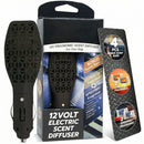 Reusable 12V Plug-in Car Air Freshener Power Fresh Auto Shut-Off Plug-In Convenience No Batteries Needed Includes 4 Scent Bars for Up to 30 Days of Freshness - Matte Black-1