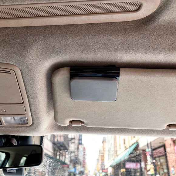 Amber Air Freshener Stone Scent Starter Kit Odor Eliminator - Car Visor Clip (Pack of 1 - Amber Scent)