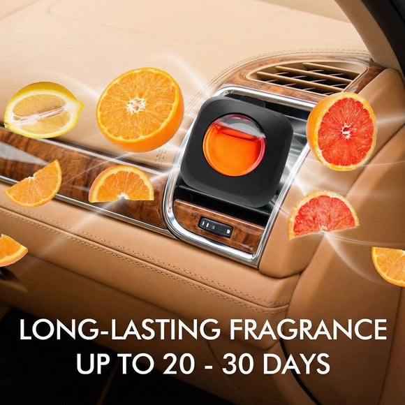 Car Air Fresheners 6 Pack Citrus Car Fresheners Vent Clips Long Lasting Air Freshener Car Refresher for Men Women