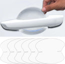 10pcs Clear Car Door Handle Scratch Potector TPU Car Door Sticker Universal Protective Films for Vehicles (Clear)-1