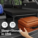 Folding Car Bed with Adjustable Height and Length Camping Bed 600D Oxford Fabric Mattress Carbon Steel Frame Sleeping Platform for Vehicle 39.5-71.5 x 33.5 x8.3-10.6 (Short-Legs)-5