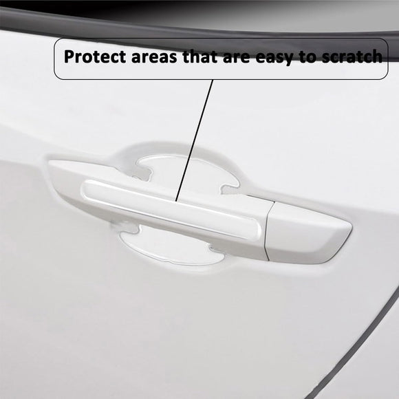 14 PCS Car Door Handle Scratch Protector Universal Waterproof Anti-Scratches Car Door Cup Protector Transparent 14
