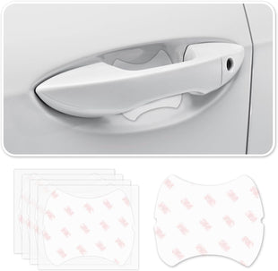 4Pcs Car Door Handle Protector Waterproof Anti-Scratch Stickers Covers Transparent Universal Car Door Handle Protector Accessories