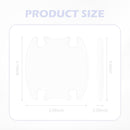 8PCS Car Door Handle Protector Transparent Bumper Trim Guard Sticker Waterproof Anti-Scratch Door Handle and Rear View Mirror Protection Film Universal for Most Car-6