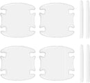 8PCS Car Door Handle Protector Transparent Bumper Trim Guard Sticker Waterproof Anti-Scratch Door Handle and Rear View Mirror Protection Film Universal for Most Car-1