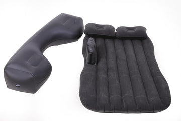 Inflatable Car Air Mattress Back Seat Bed with Air Pump Thickened Portable Car Travel Sleeping Camping Air Mattress Blow Up Bed for Car Universal SUV