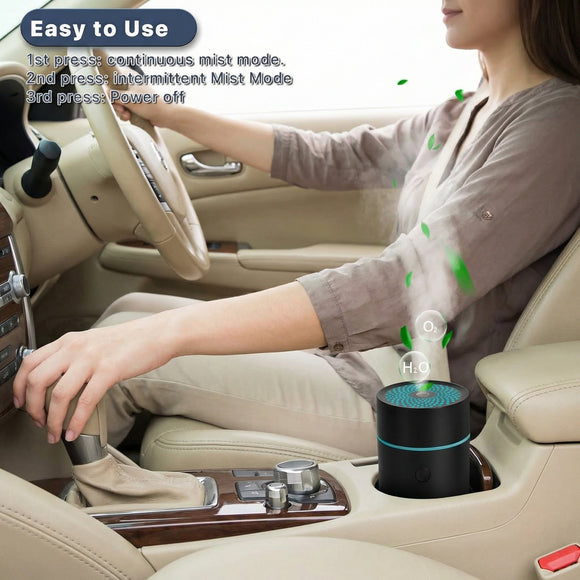 Car Fragrance diffusers Air fresheners USB-Powered Mini Ultrasonic Mist Humidifier Oil Diffuser for Vehicle