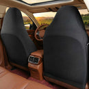 Front Car Seat Covers Bucket Seat Covers Leather High Back Auto Seat Covers for Cars Trucks Jeep Van SUV Pickup Airbag Compatible (Black)-7