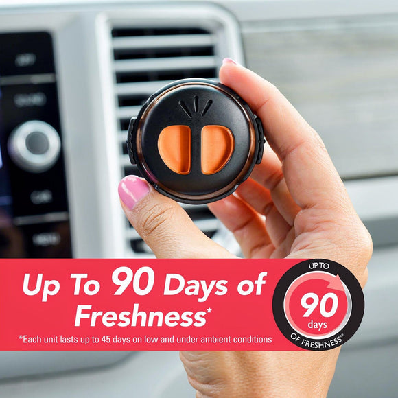 Mini Diffuser Car Air Fresheners Hawaiian Sunrise Scent 2 Pack