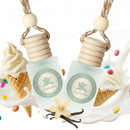 Veloz Hanging Car Air Freshener-Vanilla Mist Scent Long Lasting Essential Oil Car Diffuser without Methyl Carbitol&Hexylene Glycol-1