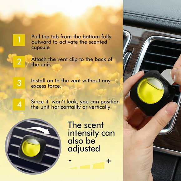 Car Air Fresheners Vanilla 6-Pack 4ml Each Odor Eliminator