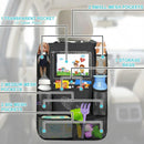 Car Organizer Back Seat with 9 Storage Pockets & 10 Tablet Holder 1Pack Seat Back Cover for Kids Toddlers Kick Mats Protector Keep Cars Vehicles Organized & Tidy Travel Accessories-4