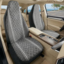 Baja Blanket Seat Covers Gray Diamond High Back Bucket Seat Covers - Jacquard Fabric Airbag Compatible Universal Fit for Cars Trucks SUVs and Vans-3