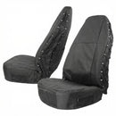 Waterproof Front Seat Covers High Back Seat Cover Bucket Seat Covers with Multi-Pockets for Semi Truck Cars Van SUV Pickup (Pack of 2)-1