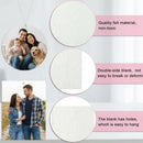 101Pcs Air Freshener Sublimation Blanks Kit Car Scented Hanging Sheets DIY Felt Sublimation Blank Air Freshener Sheet for Car and Home with Elastic Rope and Self-Seal Bags (Circle+Rectangle)-6