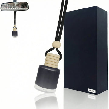 Car Air Fresheners for Men | 10ml Air Freshener | Strong Perfume Hanging Diffuser with Odour Eliminaor Technology | Car Accessories | Car Scents Air Fresheners by Ikeda (Square New Car)