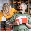 Car Safety Hammer Set of 2 Emergency Escape Tool Auto Car Window Glass Hammer Breaker and Seat Belt Cutter Escape 2-in-1 for Family Rescue & Auto Emergency Escape Tools-6