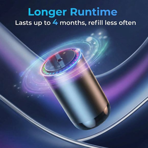 Car and Home Diffuser Smart Air Freshener Auto On/Off Cordless & Portable Works Silently Refill Oil Aroma with 120Days Long-Lasting Scent Travle Gifts for Men Easters Day-Forest