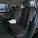 Car Seat Cushion Rear Set Black Faux Leather Automotive Seat Cushions - Universal Fit Rear Car Seat Cushions With Non-slip Silicone Backing for SUV Sedan Van Black - Rear Set-3