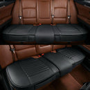 Back Seat Covers Rear Seat Cushions Auto Bench Protector with Breathable PU Leather and Non-Slip Bottom Universal for 4 Season (Black 61 x 20. 5)-5