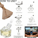 Car Air Freshener Hanging Diffuser Long-Lasting Essential Oil Scent (Up to 60 Days) Non-Toxic & Eco-Friendly 2-Pack Auto Fresheners Made in USA-3