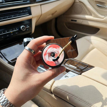Car Air Freshener Vent Clips 20pcs Vintage Record Player Album Cover Air Freshener Spinning Record Design Car Decoration Gift for Music Lovers