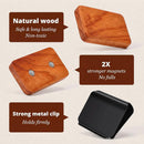 Car Air Freshener - Wood Air Freshener - Car Odor Eliminator for Visor Clip-Variety Scent Refill Vehicle Scent Diffuser for Cabin Truck & SUV - Pack of 3 (Grove-Pine-Open air)-CLIP INCLUDED-5