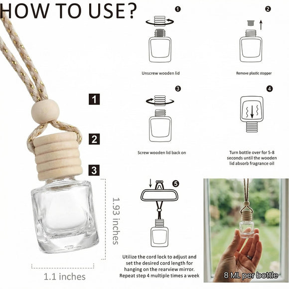 Car Air Freshener Hanging 2 Pack - Hotel Collection Diffuser Oil Inspired by Cabane & Rltz. CarIton Hotel - NO.1012 Fragrance Oil Car Fresheners for Women Made in USA (081)