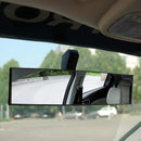 Car Rearview Mirrors, Shock Resistant Interior Clip-on Panoramic Rear View Mirror for Car, Wide Viewing Range, 12 inch HD Universal Use for Cars, SUVs, Trucks, Vehicles (White)-6