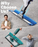 47” Car Snow Brush, 4 in 1 Extendable Auto Car Snow Removal Broom Brush with Squeegee, 270° Foam Grip Car Retractable Snow Shovel with Durable Ice Scraper and Gift Gloves for Car SUV, Blue.-6