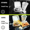Car Cup Holder Tray -Expander- 3 in 1 Detachable Food Table Tray with Solid Base - Road Trip Essentials Accessories Gadgets - Fits Yeti, Hydro Flask 32/40 oz-6