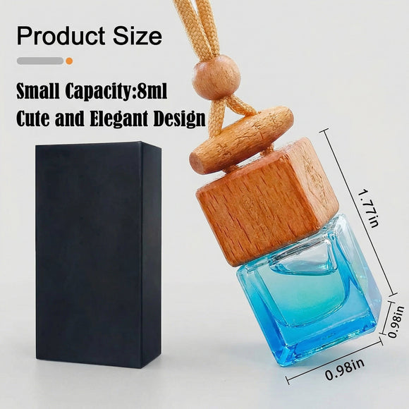 Car Air Freshener 8ml Nature Scents | 45-Days Long-Lasting Fragrance | Automotive Hanging Diffuser Bottles | Remove Auto Odor Fresh Air for Men Home Deodorizer (1pcs Sandalwood)