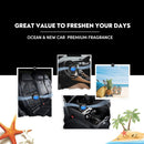 Car Air Freshener Vent Clips, 8 PK, 6 Ocean, 2 New Car Scent, Car Fresheners for Men Women, Up to 240 Days, Long Lasting Air Freshener for Car, Odor Eliminator-6