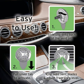 Automotive Vent Fresh Air Freshener: Vanilla; 7mL 4 Count - 0