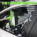 62'' Car Wash Brush with Long Handle Car Wash Mop Mitt Chenille Car Cleaning Kits Windshield Window Squeegee Car Duster Microfiber Towel Gloves for Cars RV SUV Truck 11PCS-5