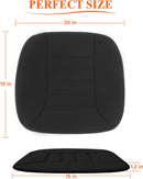 Car Seat Cushion with 1.2inch Comfort Memory Foam, Seat Cushion for Car and Office Chair (Black)-6