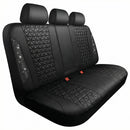 Bling Back Seat Cover Waterproof Leather Bench Rear Seat Cover Shining Diamond Truck Glitter Crystal Sparkly Rhinestone Universal Fit Armrest Automotive Kid Women Girl Black Diamond-1
