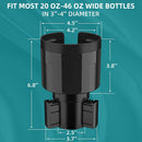 Car Cup Holder Expander Adapter with Offset Base Cup Holder Extender for Car Compatible with Yeti 14/24/36oz Hydro Flasks 32/40oz Other Large Water Bottles and Mugs in 3.2-4.0-3