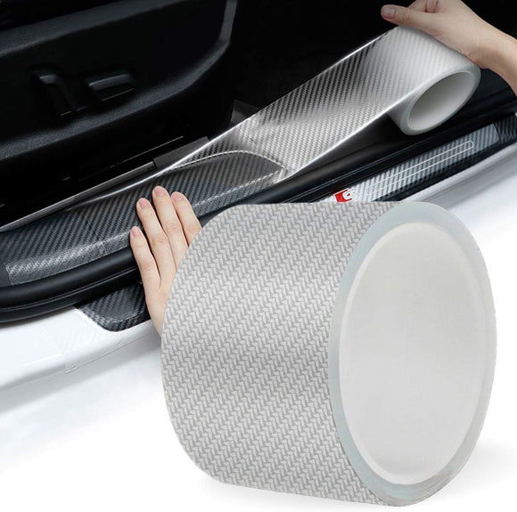 Car Door Edge Guards 2.7In x 33Ft Door Sill Guard Protector Anti-Scratch Adhesive Tape Automotive Anti-Collision Strip for Car Door Edge/Front and Rear Bumper/Door Sill Protector