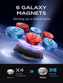 2 Pack Magnetic Phone Holder for Your Car Mount 6 Military Magnets Car Phone Holder Mount Vent Cell Phone Holdeer Mount Vent Cell Phone Holder (Black)-6