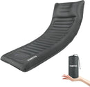 Inflatable Camping Sleeping Pad with Pillow Thick 6 Inch Ultralight Sleeping Pad with Built-in Pump Lightweight Sleeping Mat for Camping Backpacking Hiking Tent (Grey)-1
