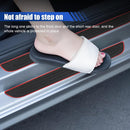 4PCS Car Door Sill Protector Anti-Scratch Car Door Edge Guard Waterproof Door Sill Stickers Front/Rear Door Step Guard Door Entry Guard Decoration Accessories for Car Truck SUV (Black/Red)-6