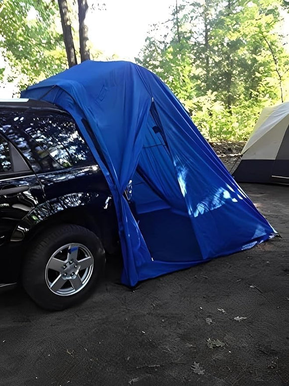 SUV Tent for Camping and Hiking Lightweight with Rainfly and Tent Stakes 6 x 6.5 Universal Tailgate Tent for Cars SUVs Trucks Hatchbacks