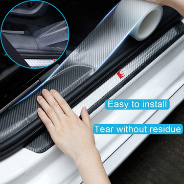 Car Door Edge Guards 2.7In x 33Ft Door Sill Guard Protector Anti-Scratch Adhesive Tape Automotive Anti-Collision Strip for Car Door Edge/Front and Rear Bumper/Door Sill Protector - 0