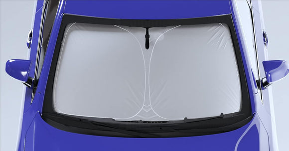 AutoTech Park Foldable Sunshade Compatible with 2006-2010 Infiniti M35, M37 and M45, UV Relfective and Easy Storage, Custom-fit Car Windshield  Sun Shade