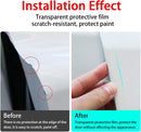 Universal Car Door Edge Guard 2.7In x 33Ft Door Sill Protector Automotive Anti-Collision Strip for Car Door Edge/Front and Rear Bumper/Door Sill Protector Fits for Most Car Transparent-3