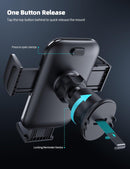 2024 Wider Clamp & Metal Hook Car Phone Holder Vent [Thick Cases Friendly] Phone Holders for Your Car Mount Automobile Hands Free Cradle Air Vent for iPhone 16 15 14 13 Pro Max Smartphone-5