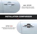 8PCS Car Door Protector Sports Car Door Handle Scratch Protector Door Handle Bowl Sticker Doors Handle Protection Accessories Universal for Most Car SUV Truck-2
