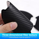 Car Door Handle Cup Scratch Protector 4PCS 3D TPU Carbon Fiber Vehicle Door Bowl Sticker Automotive Door Handle Paint Protective Film Cover Accessories Universal for Most Cars (Medium)-3